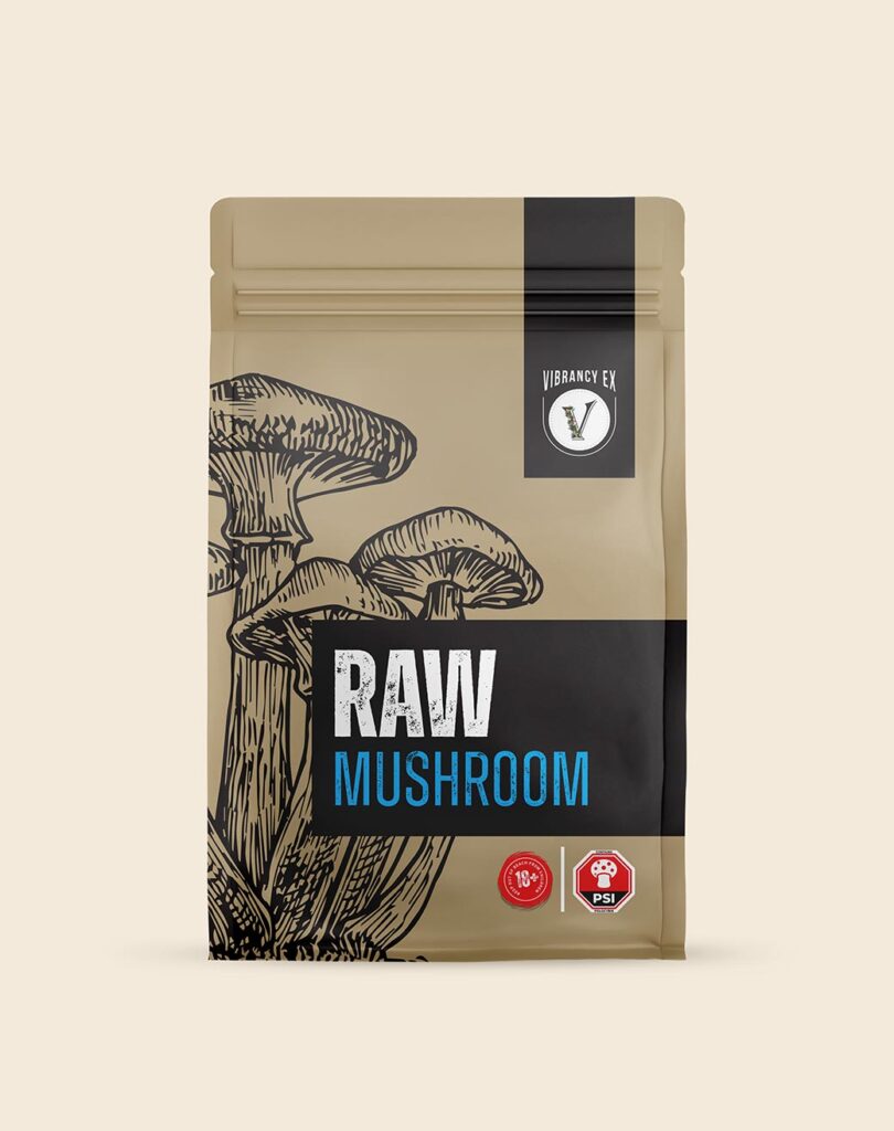 Raw Mushroom - front side packaging generic